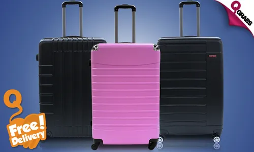 3-Piece Luggage Set with Rotary Wheels - FREE Delivery!